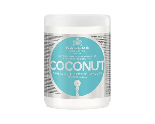 Kallos Coconut tápláló- hajerősítő Hajpakolás 1000ml főképe